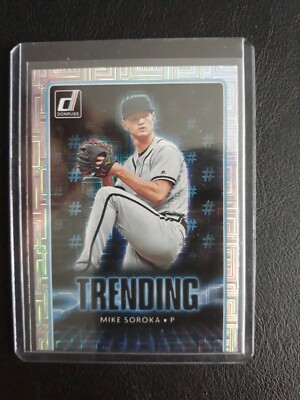 2021 Donruss Baseball - Trending Vector PARALLEL Mike Soroka - Atlanta Braves