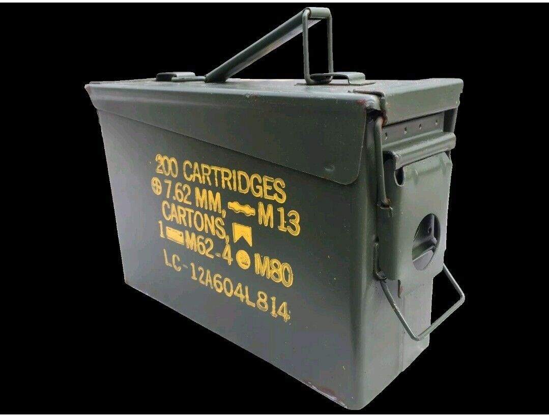 Ammo Can 30 Cal 7.62 M13 200 round Genuine Military Surplus