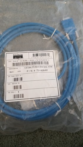 Cable serie inteligente Cisco 72-1428-01 DTE - CQD2610V35-001-EF, EMBALAJE SELLADO - Imagen 2 de 3