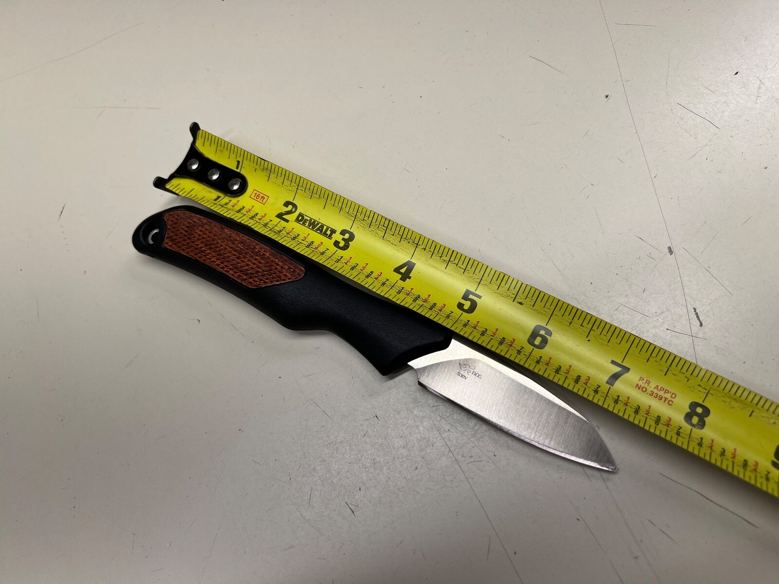 BUCK KNIVES 492 BOS S30V FIXED BLADE KNIFE W/ SHEATH 2009 ERGO HUNTER