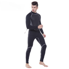 3MM Neoprene Wetsuit One-Piece and Close Body Diving Suit for Men Dive Plus Size