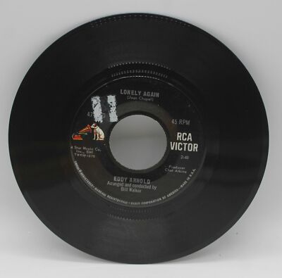 Eddy Arnold - Lonely Again & Love On My Mind - RCA Victor 45 RPM 1967