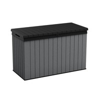NEW Keter Darwin 662L Outdoor Storage Garden Deck Patio Box Durable Light Grey