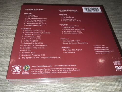 18-CD/DVD Box Lot Neal Morse Live Morsefest! 2014 2015 2017 ? Testimony *NEW* SS - Picture 5 of 7