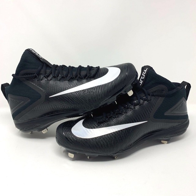 Nike Force Zoom Mike Trout 3 Sz. 13 Black White 856503-011 Metal Baseball Cleat | eBay