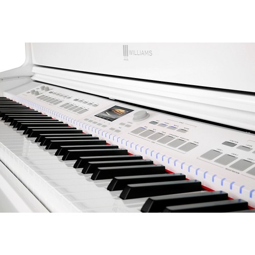 Williams Symphony Grand II Digital Micro Grand Piano With Bench White