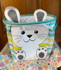 Thirty-One Hippity Hop Mini Storage Bin Basket Home Kids Toy Organizer 31