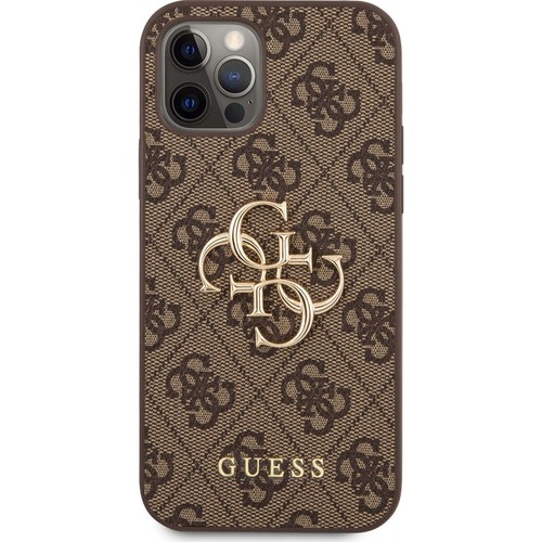 Funda de móvil para iPhone 12/12 Pro Guess Case Cover estuche futeral funda marrón - Imagen 2 de 10