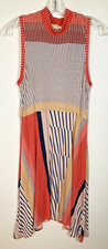 Anthropologie Maeve Dress Women Small Cleary Stripe Sleeveless Knit Tissue Hem