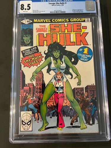 Savage She-Hulk #1 CGC 8.5 1st And Origin She Hulk Disney+ Series
