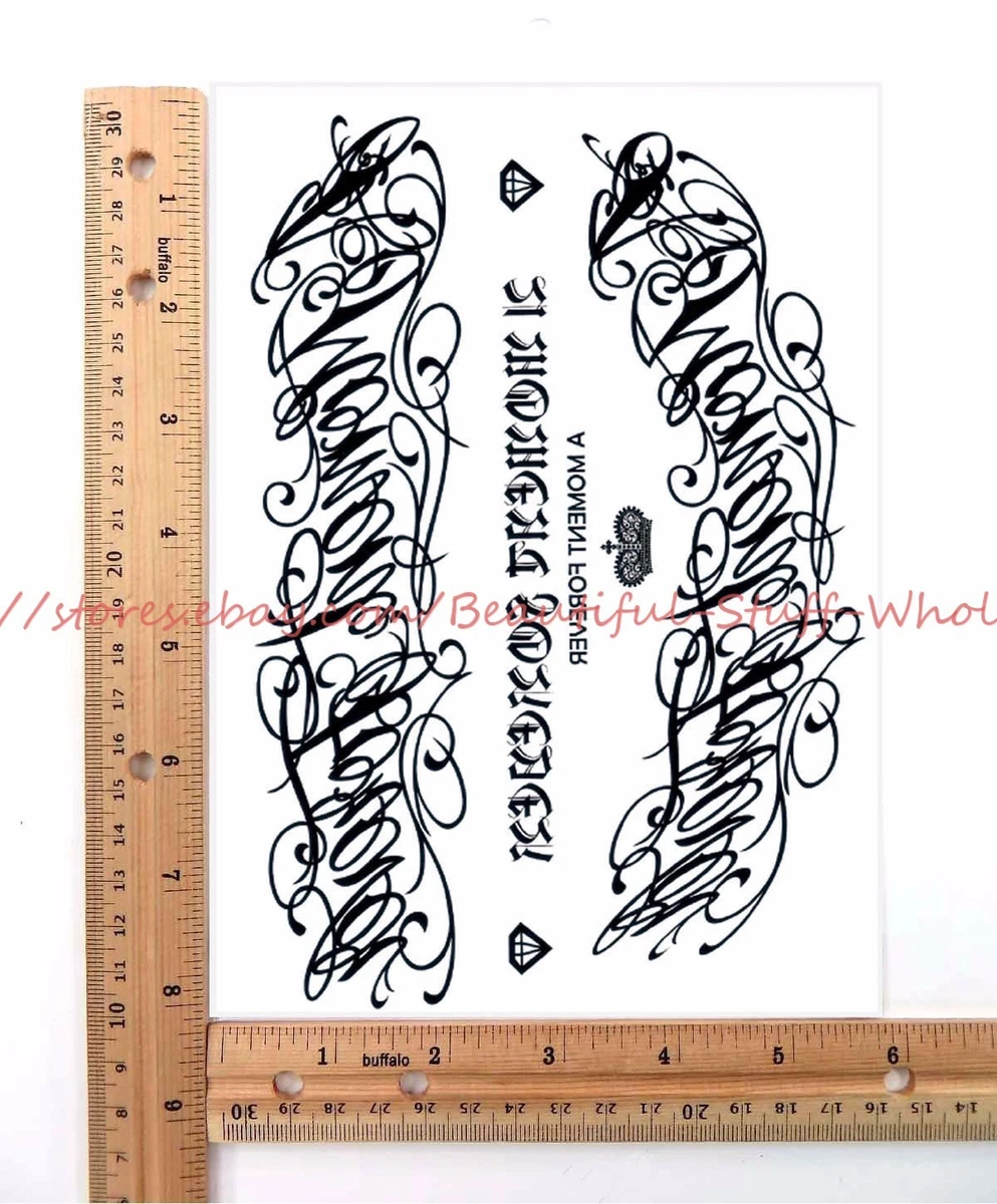 Arm Script Tattoo