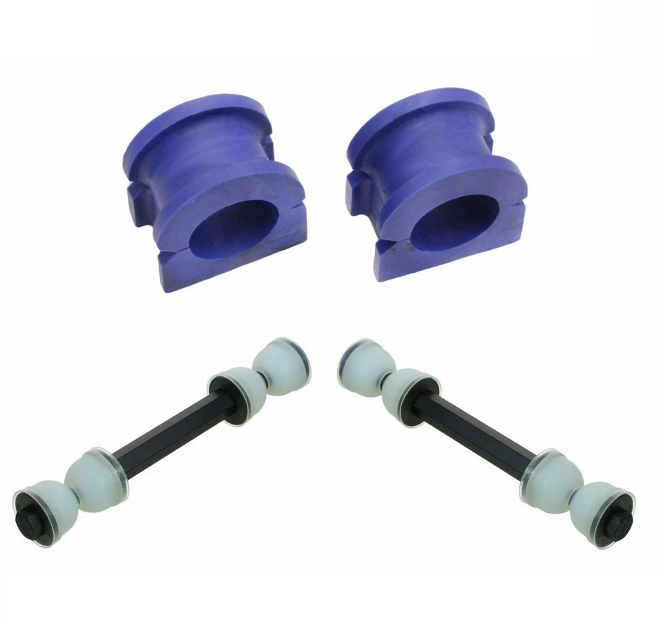 MOOG Front Sway Bar End Links Kit & Stabilizer Bar Bushings Set For Chevy GMC - Image 2 of 4