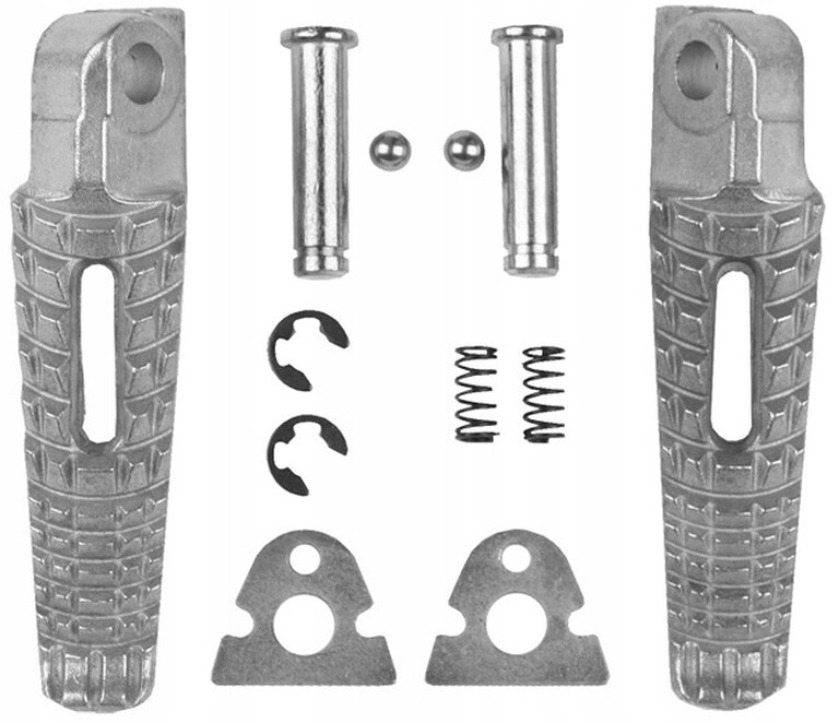Repose-pieds passager Suzuki GSX escamotables en alu robuste avec supports