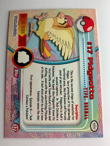 1999 Topps Pokemon Serie 1 Einzelkarten - Sie wählen (aktualisiert 22.09.25) - Bild 101 von 463