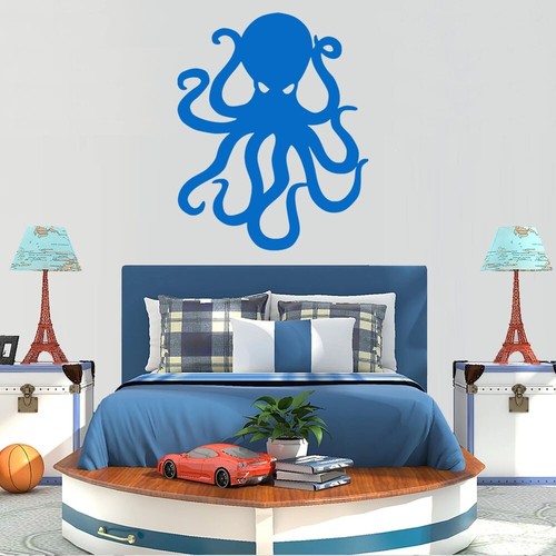 Octopus Vinyl Decal Sticker for Home, wall, décor, bar, café - Picture 2 of 25