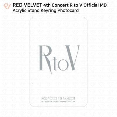 Red Velvet 4th Concert R to V Official MD Photocard Postcard Book