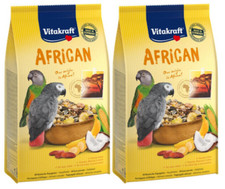 2x 750g Vitakraft AFRICAN für afrikanische Papageien Rundum-Versorgung