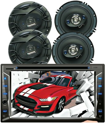 Audiotek AT-D75ML  MirrorLink Android & IOS+ 4x Blaupunkt GTS655M 6.5'' Speakers