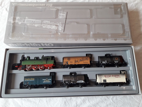 Märklin H0 - 2857 - Württemberg freight train, with tender
