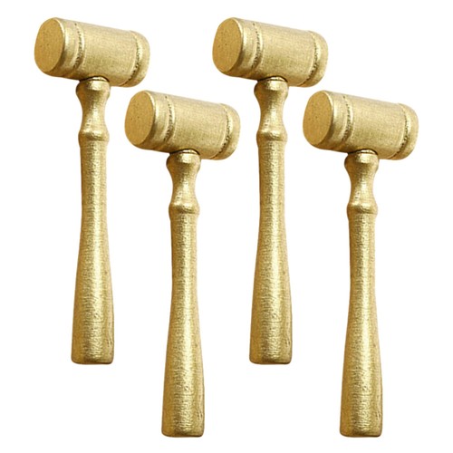 4pcs Small Gavel Judge Wooden Gavel Plaything Party Costume Hammer for Kids - Picture 6 of 12