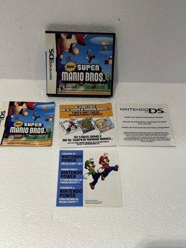 New Super Mario Bros. (Nintendo DS, 2006) CIB Complete w/Manual + Inserts  - Picture 3 of 14