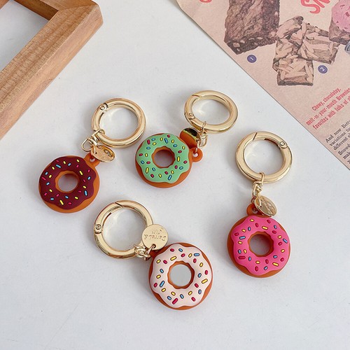 For Apple Airtag Waterproof Holder Keyring Cartoon Carry Case Keychain Portable - Photo 3 sur 24