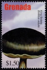 GRENADA 3297b - King Bolete Mushroom "Boletus edulis" (pc29827)