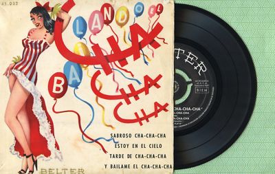 LA PLAYA SEXTET / sexteto Bailando Cha Cha Cha / BELTER 50.053 Spain 1956 EP VG+