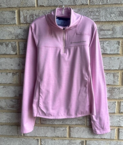 Vineyard Vines "The Shep Shirt" Long Sleeve 1/4 Zip Sweatshirt Girls Size M