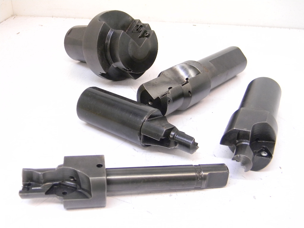 "LOT 6" USED 5PCS. OF CARBIDE INSERT INDEXABLE PORTING TOOLS (VARIOUS