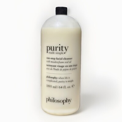 Philosophy PURITY One-Step Facial Cleanser- 64 fl oz Includes Pump