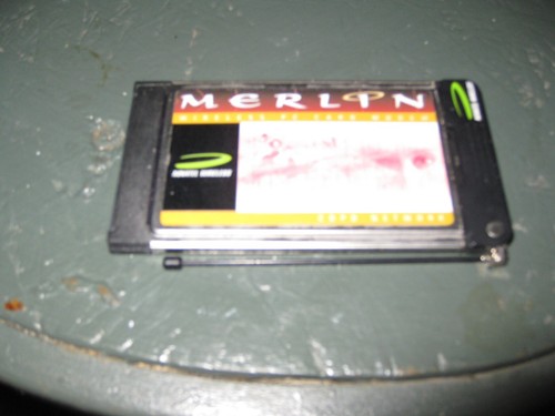 MERLIN WIRELESS PC CARD MODEM MODEL # NRM-6831