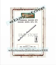 redecorating bedroom ideas ridgway woodboring machine bits tools metal tin sign