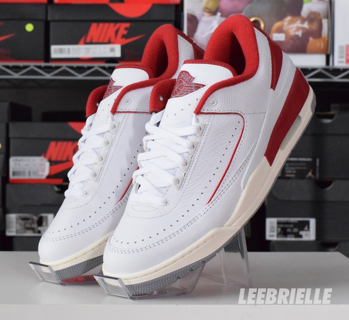 JORDAN 2/3 WHITE RED FD0383-161 BRAND NEW MEN'S SIZE | eBay