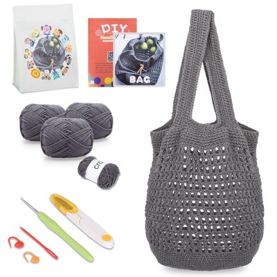 Crochet Kit for Beginners Crochet Bag Kit for Adults with Step-by-Step Instru