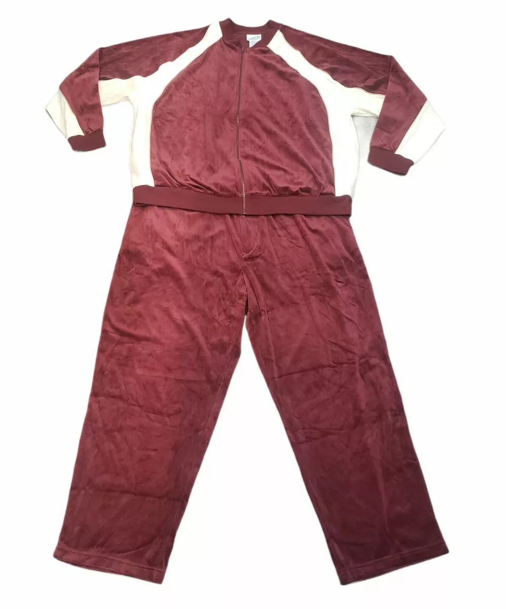 EUC Vintage Irvine Park Velour Full Jump Track Suit Jacket and Pants XXXL  3XL | eBay