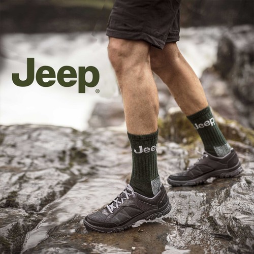 Paquete de 6 calcetines acolchados de algodón para hombre Jeep Terrain para caminar senderismo talla 6-11 - Imagen 5 de 17
