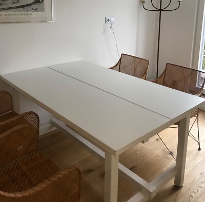 IKEA Esstisch, weiß ausziehbar Länge: 152(232) Breite: 95 Höhe: 75