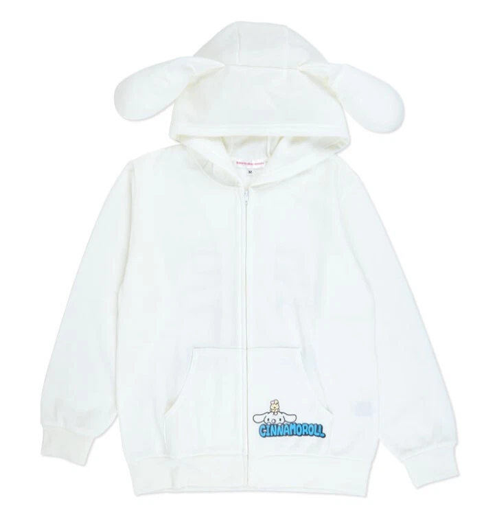 Sanrio Cinnamoroll Hoodie with ears Size L Tops Character Goods Japan New
