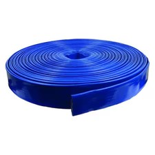 4" Id X 300 Ft Pvc Water Discharge Hose 70 Psi Bl, Dpx400-300-G