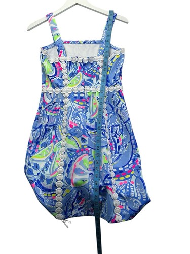 Lilly Pulitzer Blue Peri Pinch Pinch Janelle Shift Dress Size 2 - Picture 16 of 16