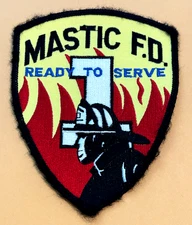 Mastic Long Island New York Volunteer Fire Department Patch Unused