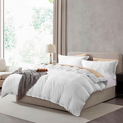 Queen Duvet Cover Set - 3 Piece Soft Prewashed Bedding Set - Includes 1 Duvet