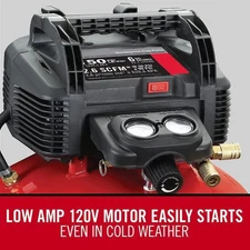 PORTER-CABLE 150 PSI 6 Gal. Electric Oil-Free Pancake Compressor - C2002-ECOM