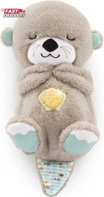 FISHER-PRICE BABY Toy Soothe 'N Snuggle Otter Portable Plush Sound Machine with