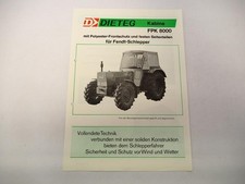 Original Prospekt Dieteg FPK 8000 Traktor Kabine Fendt Farmer 106S 1970/80er J.