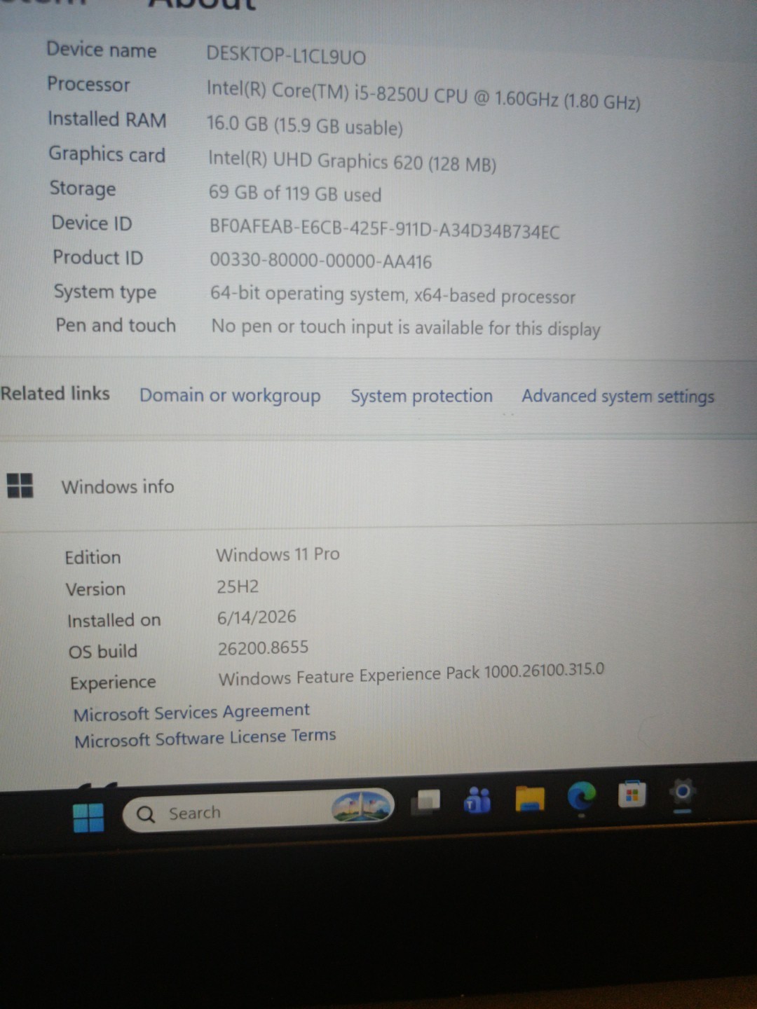 Lenovo ThinkPad E480, 14-Inch Laptop, with Intel Core i5 8th Gen., Windows 11 Pro