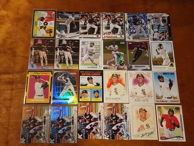 Tim Anderson, Chicago White Sox, 24 Baseball Trading Card Lot #1, RC