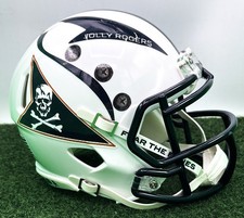 CUSTOM RIDDELL SPEED MINI FOOTBALL HELMET - NAVY MIDSHIPMEN 2024