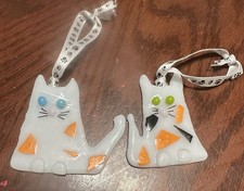 Glass Cat Ornament